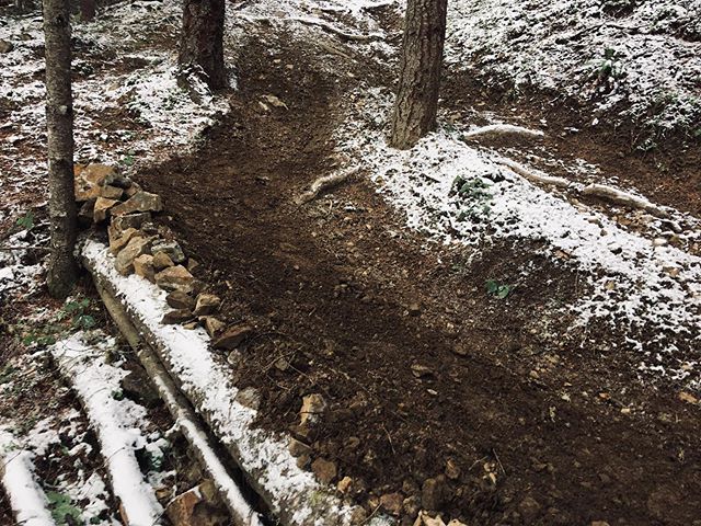 The humble catch berm helps keep fall line trails from being fail line trails